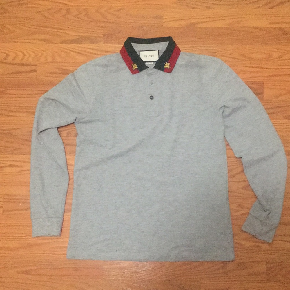 Gucci polo gray medium